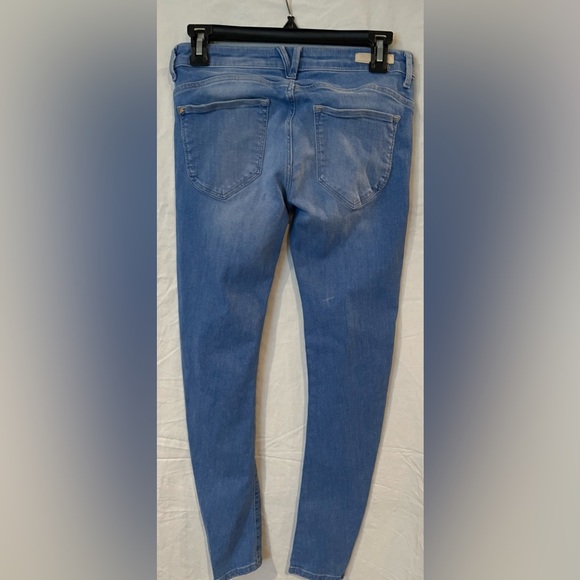 Zara Trafaluk Distressed Denim Skinny Jeans - Picture 2 of 3